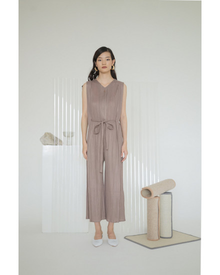 Thea Jumpsuit Taupe