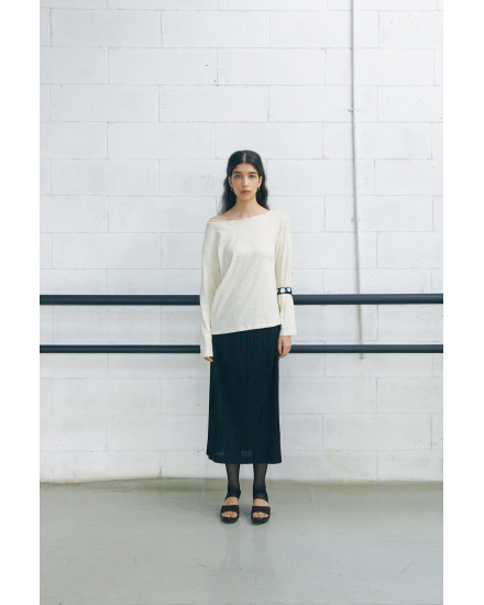 Luma Off-shoulder Top in Ivory