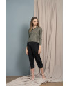 Theana Top Olive Green