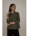 Gani Top in Olive Green - PREORDER
