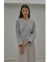 Bacha Top in Stone Grey - PREORDER
