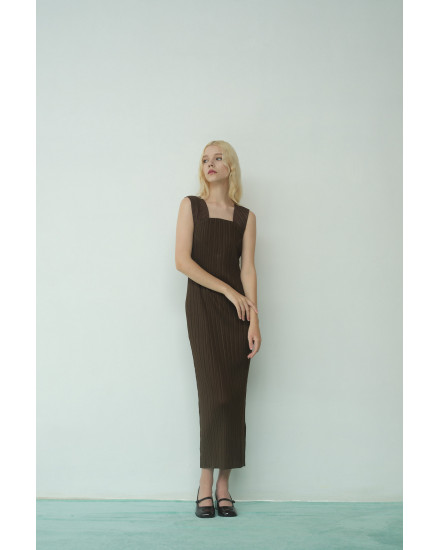 Remi Dress in Dark Brown - PREORDER