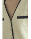 Maddy Knit Vest in Cream