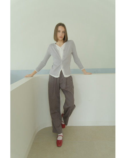 Paca Double Layered Top in Grey