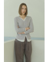 Paca Double Layered Top in Grey