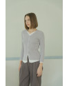 Paca Double Layered Top in Grey