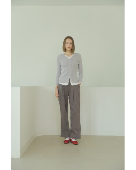 Paca Double Layered Top in Grey